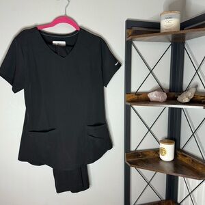 Skechers by Barco Breeze scrubs, Black, Top: Medium & Bottoms: Medium-Tall